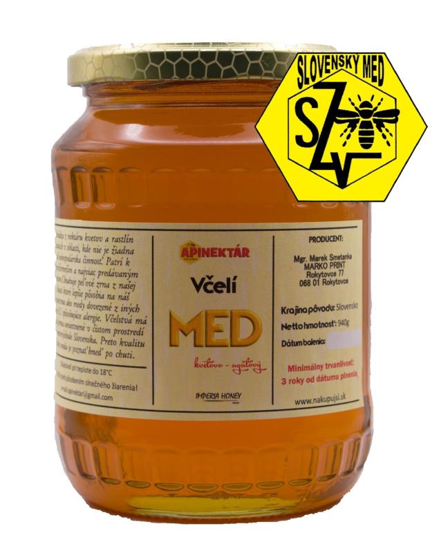 Med kvetovo - agátový