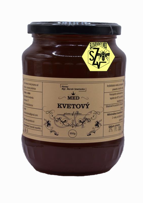 Kvetový med z lesných kvetov a bylín
